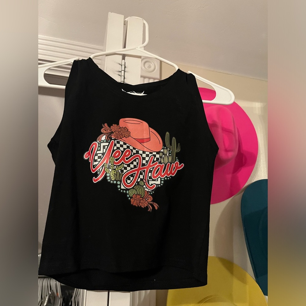 cropped yeehaw shirt 
size: medium 
BRAND NEW